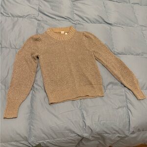 GAP Women's Shimmering Gold Sweater